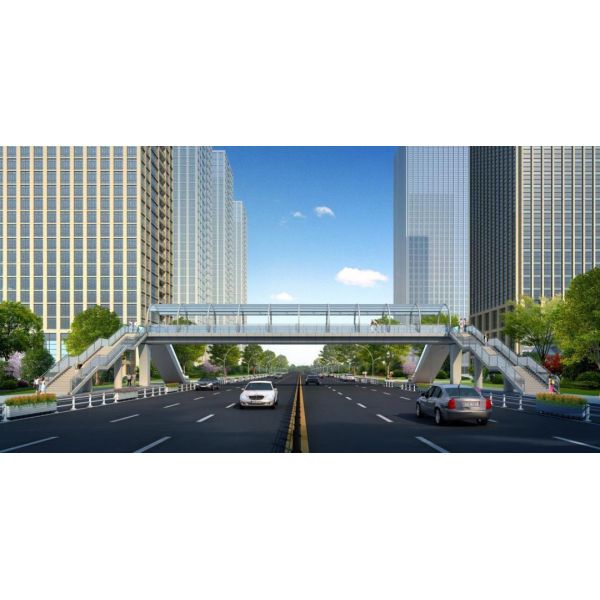 Puente de acero H personalizado resistente al viento con marco de acero