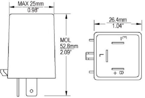 Свет Headlamp тележки привел совместимый вольт 30 Amp 26x26x30 Mm светосигнализатора 12 поворотника