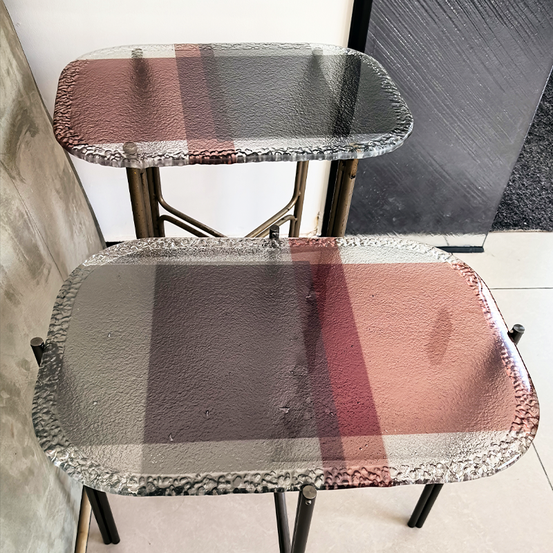 Hot-melt Glass Tabletop | Art Textured Panel, Reshape Space Aesthetics