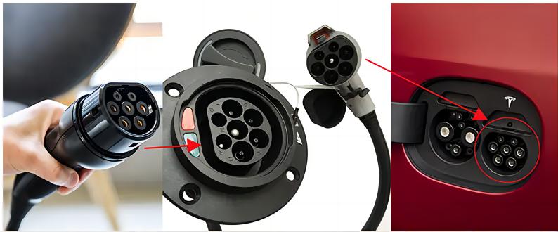 Тип 2 Мужской EV Socket EV Inlet Электрическая автомобильная боковая розетка 11кВт 22кВт Электрическое транспортное средство AC EV зарядная розетка 16А 32А