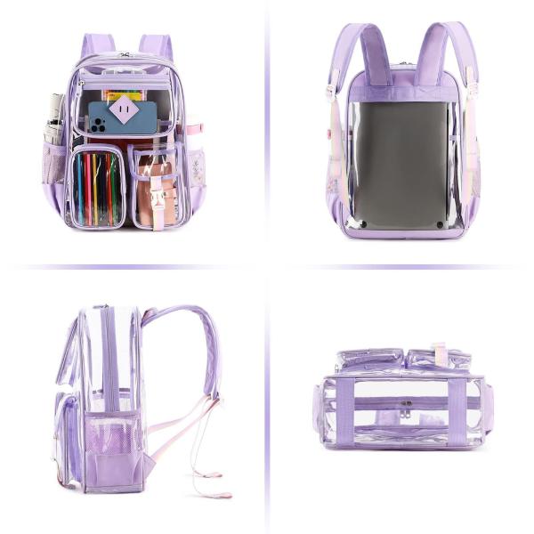 Wholesale Clear Travel Backpack For School Superior PVC Transparent Bookbag For Girls Boys Through School Backpack for men womens Student Backpack