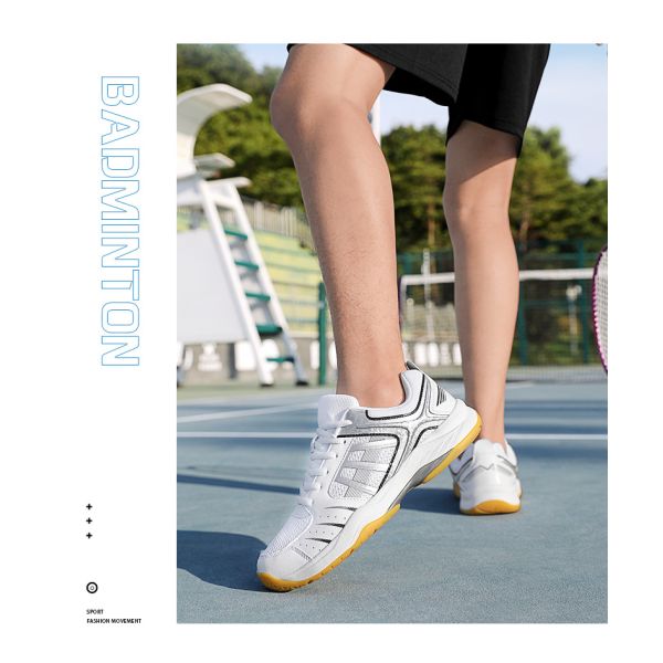 Custom Tennis Shoes Badminton Shoes With Anti-Slip Feature Fashion Design In Large Size 46 47 Outdoor Wearing