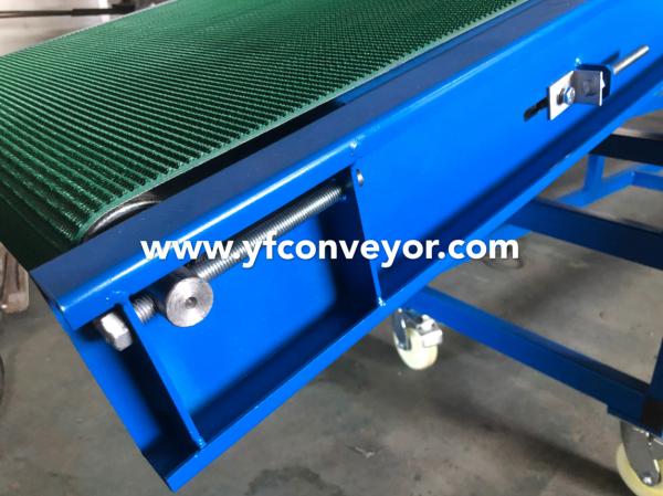Factory custom Inclined Belt Conveyor System,Adjustable Height Belt Conveyor