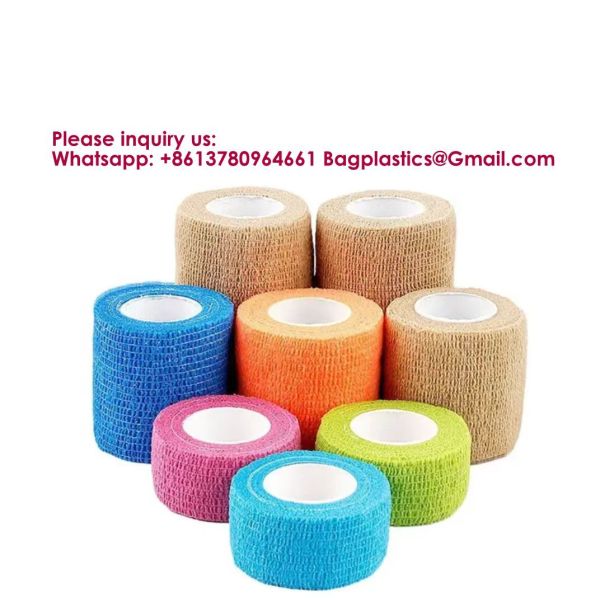 Kinesiology Tape Sports Bandage Medical Tapes Tape Kinesiology Tapes Sport Tapes Self-Adhesive Bandage Elastic Adhesive Bandage Elastic Bandage Medical Dressing Roll Wound Plaster Adhesive Patch