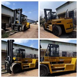 Mitsubishi FD300 30 Ton Diesel Forklift Heavy Duty Used Forklift Truck Steel Mill Material Handling Equipment