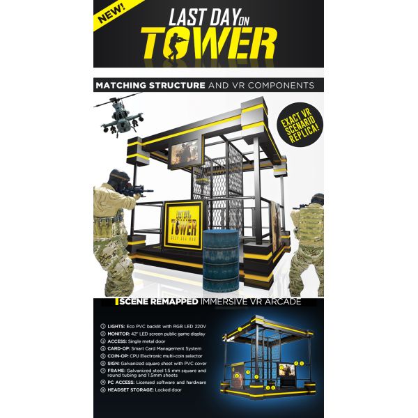 Single Battle Vr Shooting Arcade Game Machine For Shopping Mall