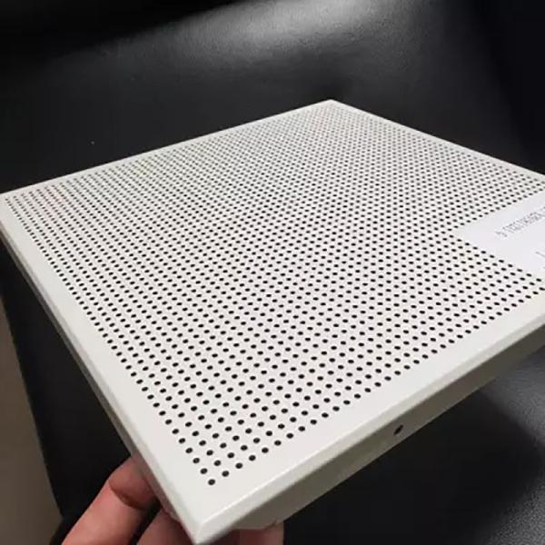 300x300mm Punching Gusset Plate Metal Ceiling Tiles For Office Building