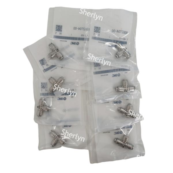 Les pièces de raccordement en acier inoxydable SMC KQG2T08-00 Push To Connect Fittings 8 mm Taille du tube 4E2-3FE/KQ2AA44
