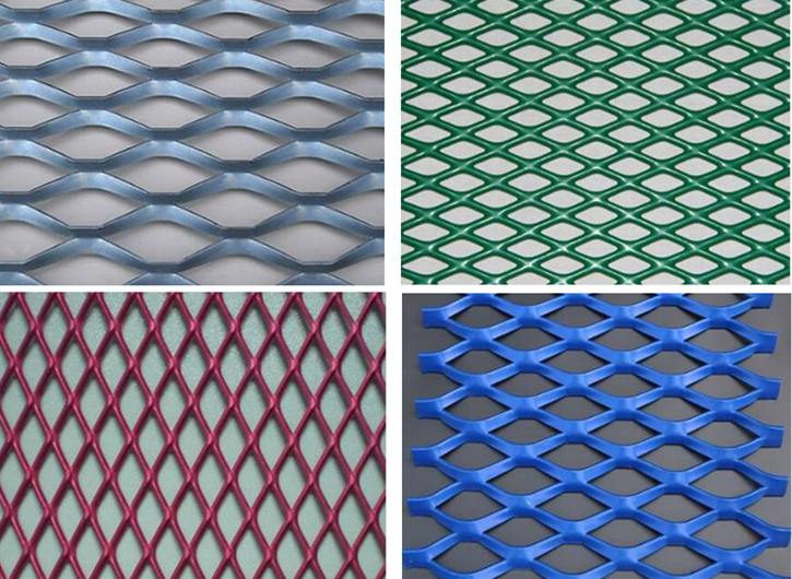 Aluminium Expanded Metal Mesh For Decorative Screening / Ceiling ISO9001