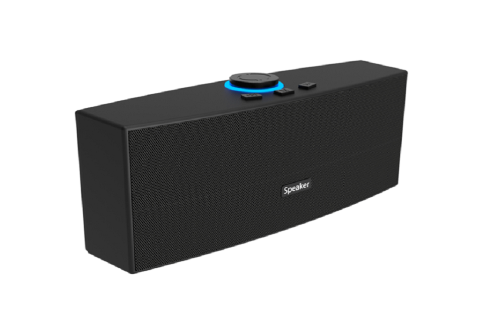 Dual-Driver Portable Bluetooth Speaker,JL5.4 Chip, ABS+Iron Mesh, 2400mAh Battery, Multi-Function (BT/TF/USB/AUX), RGB Knob Light