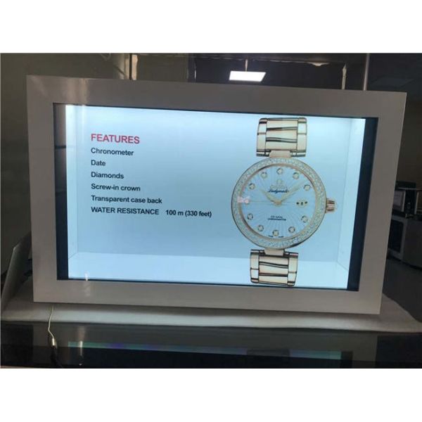 HDMI VGA Transparent Lcd Display 32 Inch For Event Advertising