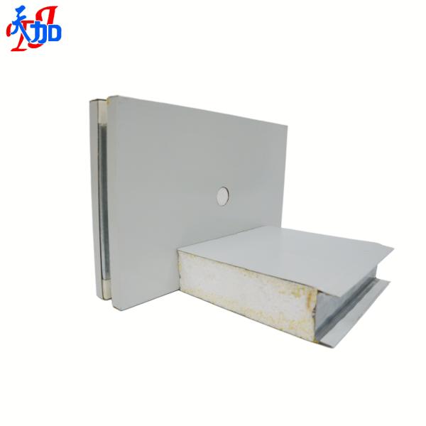 Panneaux fabriqués à la machine pour les salles blanches Laine de roche / PU / Honeycomb d'aluminium / Panneau sandwich à l'oxyde de magnésium 50mm100mm 150mm