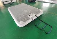 Plate-forme flottante gonflable en teck en PVC