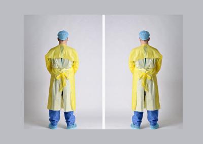 Apron Style CPE Isolation Gown , Breathable Disposable Coveralls Waterproof