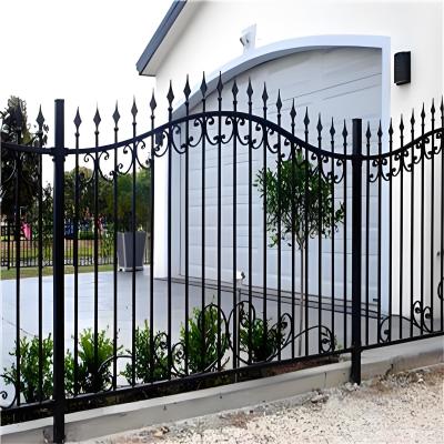 Modern Flat Top 2M Tubular Aço vedação painel de polvo revestido piscina vedação