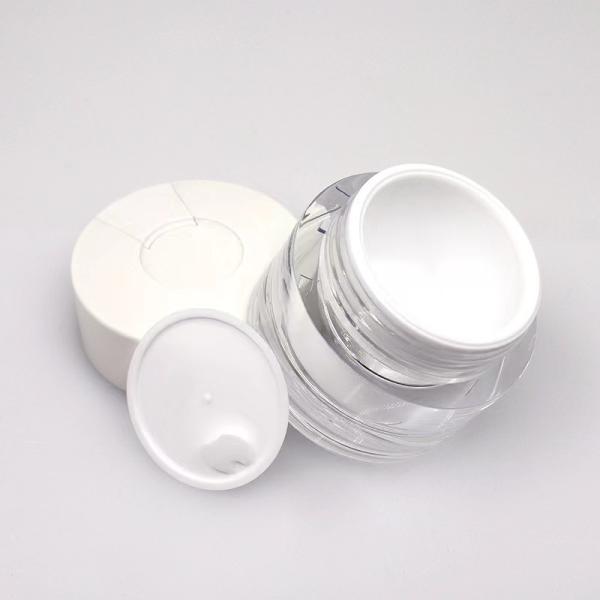 Tarro de crema acrílico de 30 g y 50 g con cuchara para cosméticos