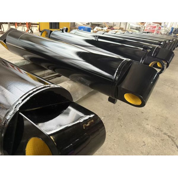 Double Acting Hard Chrome Plated Lifting Hydraulic Cylinder Large Heavy Duty 195mm