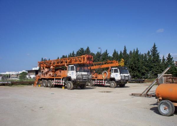 600M TRAILER MOUNTED WATER WELL DRILLING RIG TOP HEAD DRIVE DTH AND MUD WORKOVER