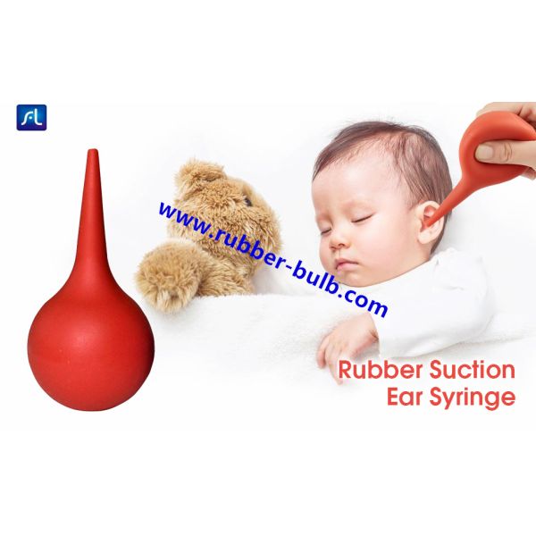 Diameter 42mm 25ml Medial Rubber Ear Cleaning Syringe For Kids