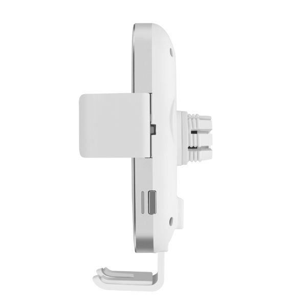 Infrared Sensing Aluminum Alloy 10W Qi Car Phone Charger