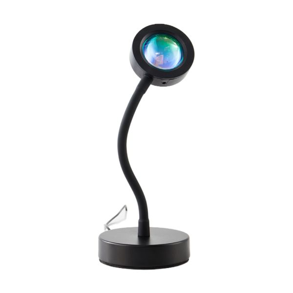 Ring Light Sunset Light Modern Rainbow Sunset Projection Lamp Bedroom Decoration