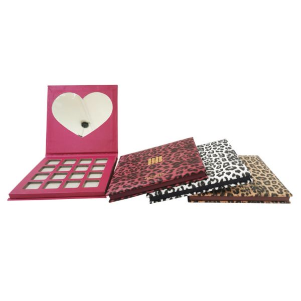 Custom Magnetic Eyeshadow Palette Paper Box with Mirror