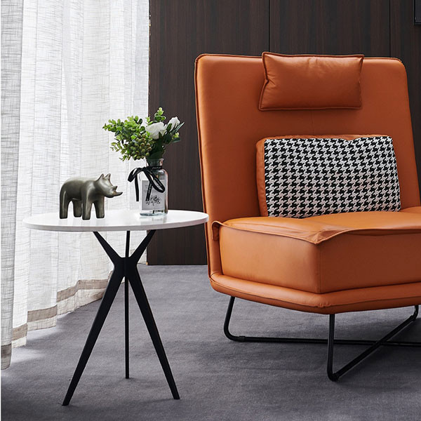 Cadre latéral supérieur de marbre en métal de Tableau de forme ronde pour le salon d'hôtel