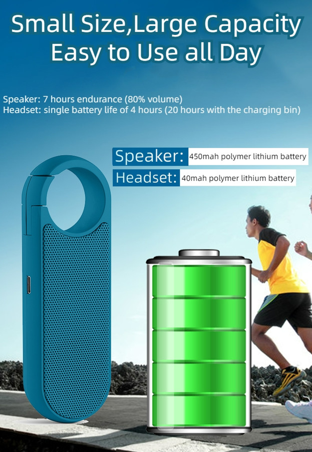 2 в одном ENCL беспроводном Earbuds диктора и наушников с поручая случаем