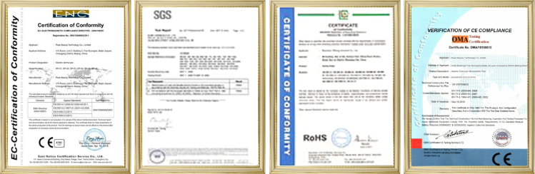 Stainless Steel/Titanium Microneedle Derma Roller 0.2-3.0mm for Skin Rejuvenation