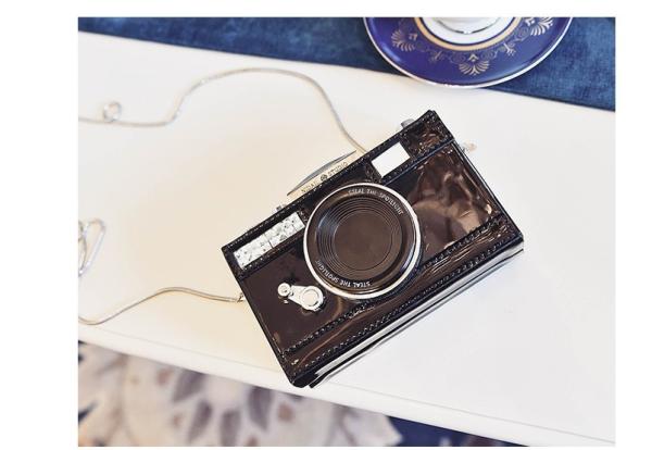 2016 summer new tide personality camera bag packet female European and American fashion chain shoulder bag Messenger bag
