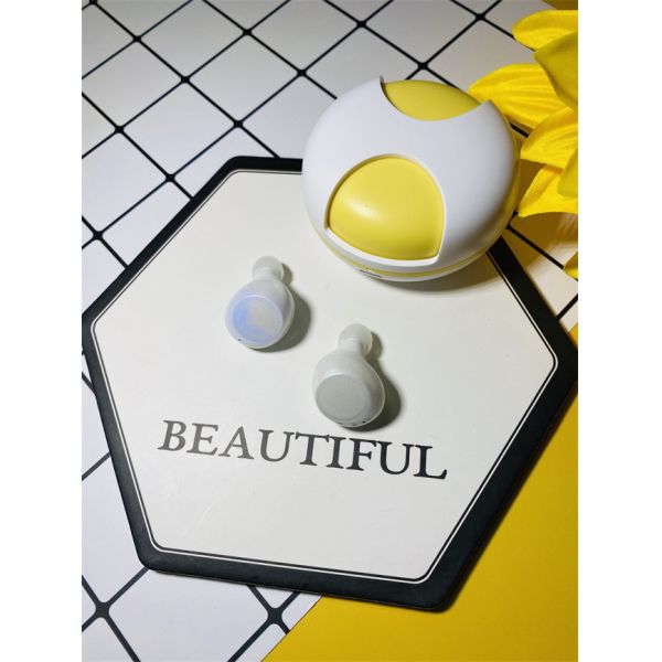 Dual Microphones True Wireless Stereo Earphone IPX4 Rotating Case