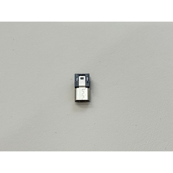 Micro-USB Male Molding Cable-End Connector | 5-Pin to 4-Pin Cut Wire | Gold-Plated G/F | Electrical Wire Terminal Cable Connector