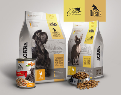 Aluminum Laminated Foil Pet Food Packaging Bag , Customized Flat Bottom Dog Food Packaging Bag