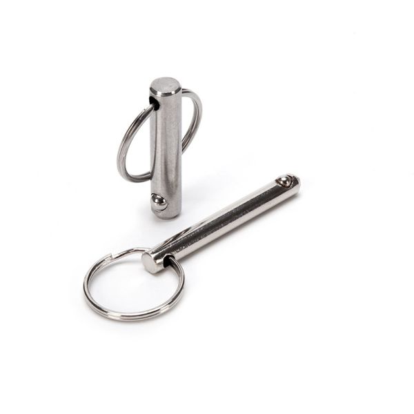 Quick-Release Pins Stainless Steel Ball Lock Handle with Detent Ring Pin Shipping Air Bright Finish General Industry