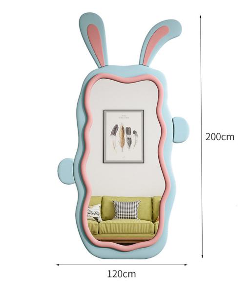 Vanidad Espejo de dormitorio de longitud completa 8 pies Espejo de piso ODM