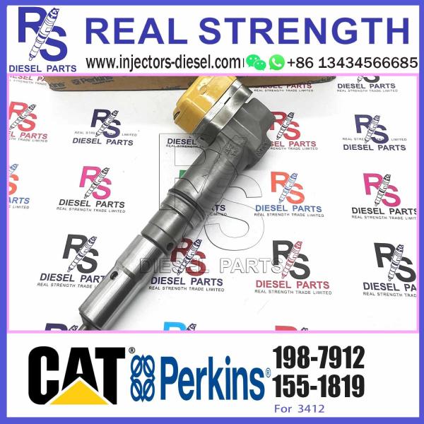 Excavator Spare Parts Diesel Fuel Injector 174-7526 198-6877 232-1166 198-7912 For Caterpillar 3412E 651E 657E 69D