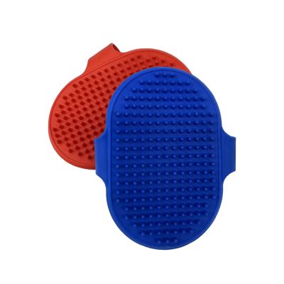 Brosse de bain pour animaux de compagnie, massage doux, élimine les poils détachés, convient aux chiens et aux chats