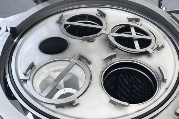 12 Water Multi Bag Filter Housing Stainless Steel Treatment For Paints / Liquid