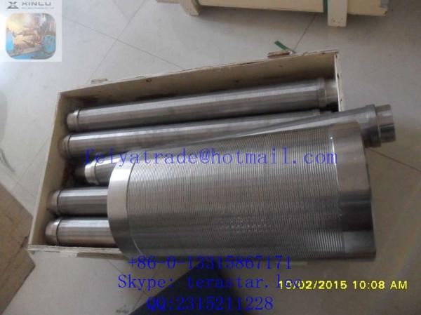 stainless steel strainer pipe / Water Well Screen / Johnson Wire Screen / wedge wire oil well screen for drilling wells