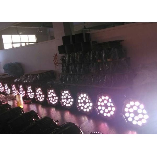 RGB LED 36PCS 3W Par Lighting With IP65 Waterproof Housing For Outside