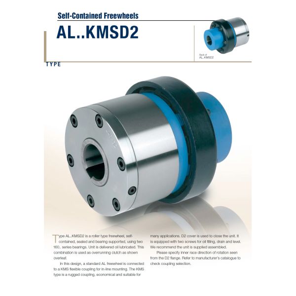 Changzhou Make AL15KMSD2/AL35KMSD2 one way roller overrunning clutch