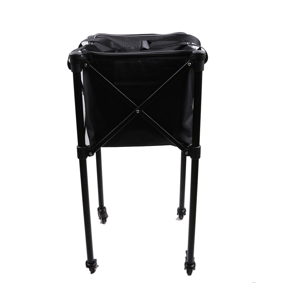 Foldable Tennis Ball Trolley Customized Tennis Teaching Cart Tennis Ball Cart