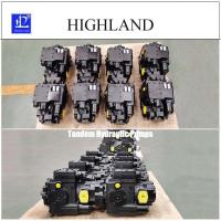 Black Variable Displacement High Pressure Piston Pump Industrial Applications
