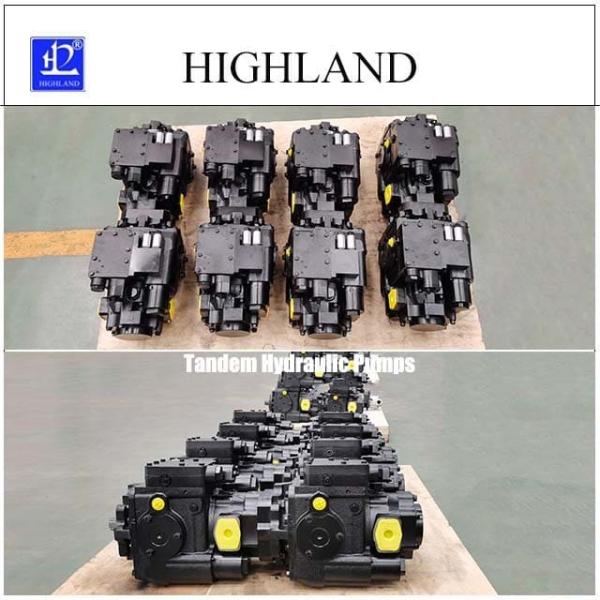 Black Variable Displacement High Pressure Piston Pump Industrial Applications
