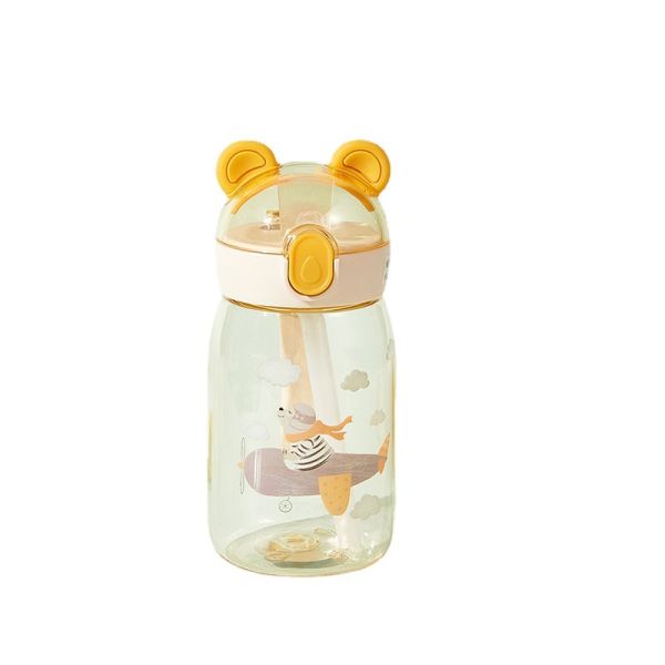 500ml 650ml Plastic Cup Eco Friendly Cartoon Water Bottle for Applicable Boiling Water