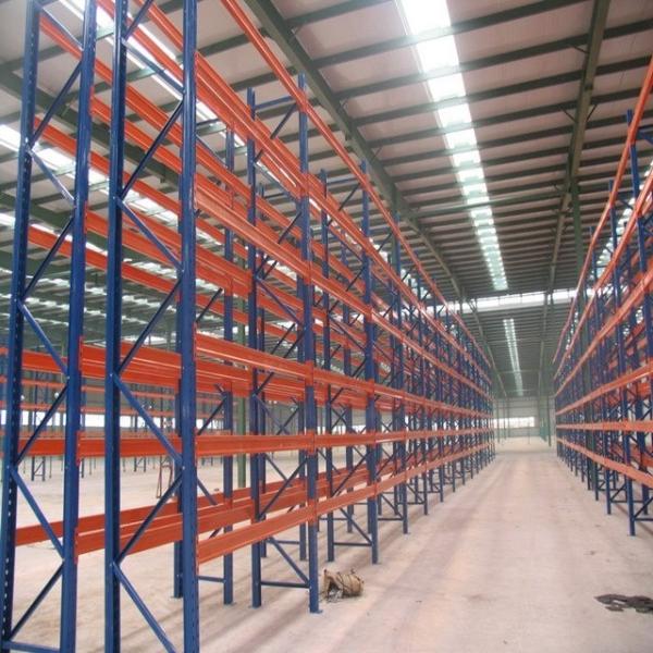 Durable Steel Heavy Duty Pallet Racks Warehouse Storage Shelving Powder Coating Surface