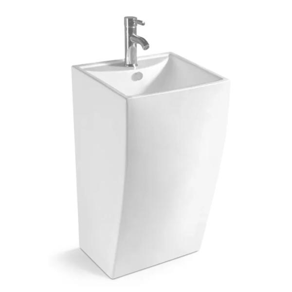 Acrylic Cabinet Bathroom Wash Basin Luxury Column Pedestal Sink