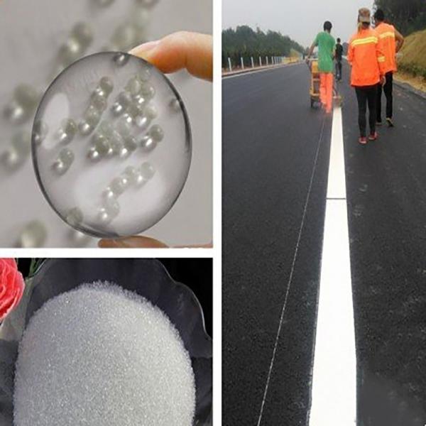 High Reflective Beads Traffic Marking 0.8mm-7mm Micro Glass Balls