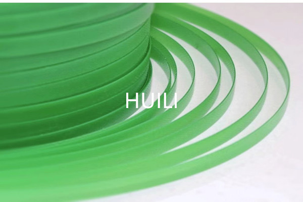 Résistance au froid Sangle en PET Vert Cerclage en acier Sangle en plastique PET Matériau d'emballage