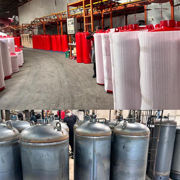 High Durability FM200 Fire Suppression Cylinder with 5.6MPa to 36.6MPa Resistance and Epoxy Coating